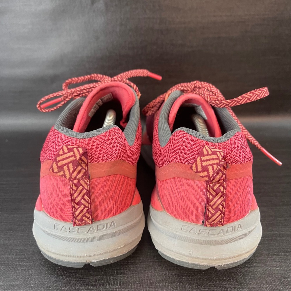 Brooks Cascadia 14 Womens 7.5 Trail Hiking Running Pink Red Shoes 1203041B628 - Picture 5 of 9